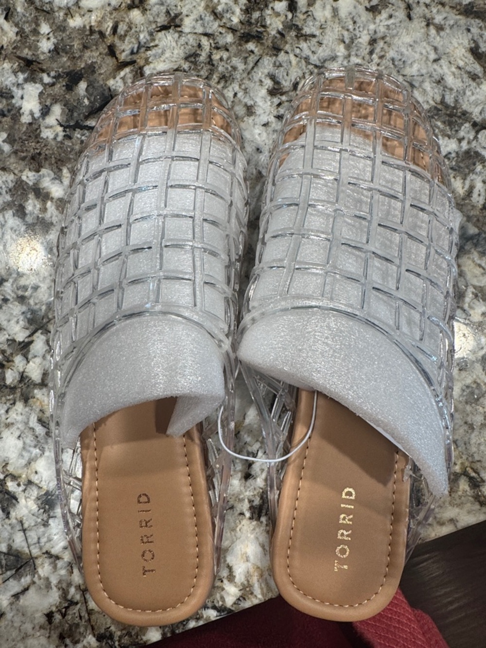 Torrid Clear Jelly Mule